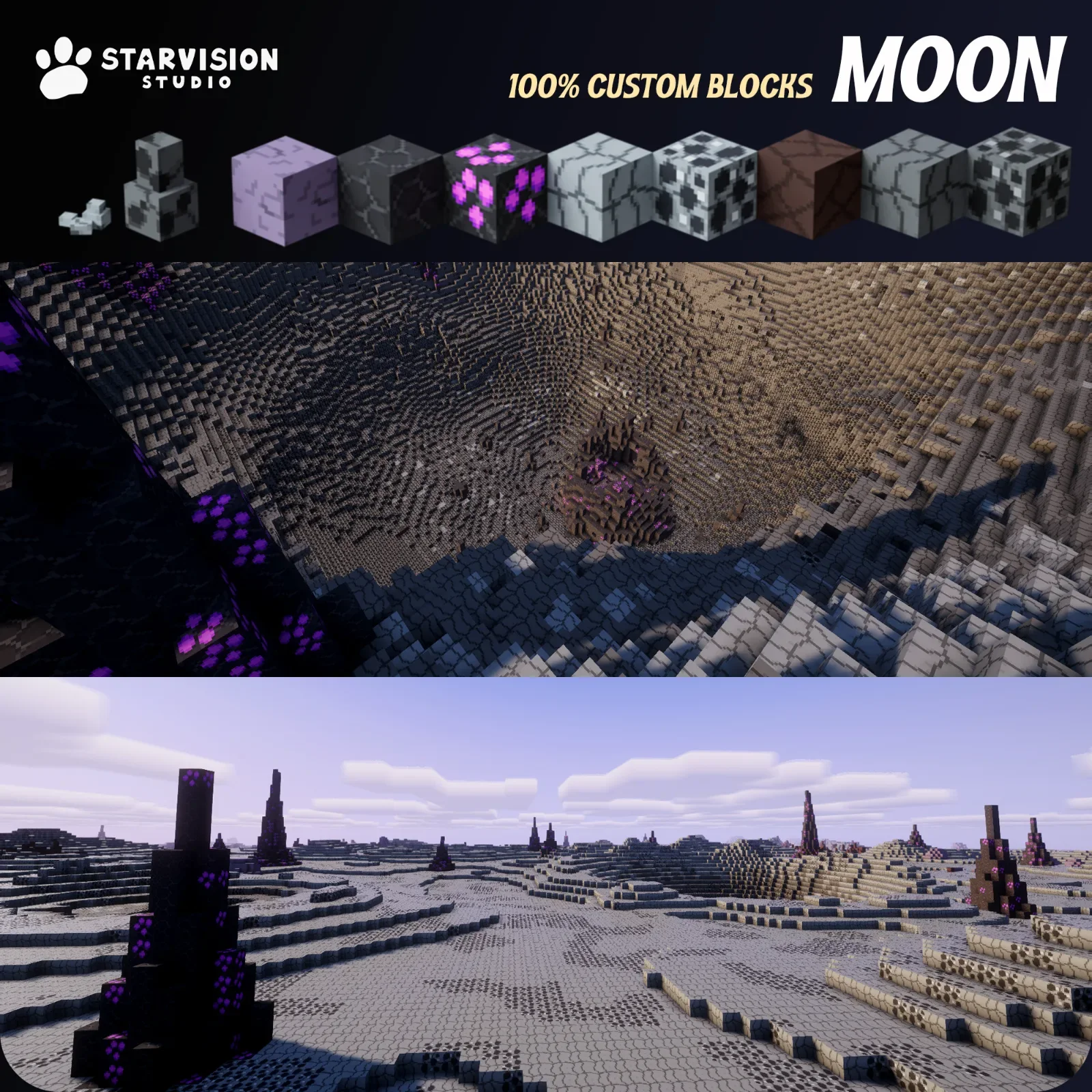 Moon Custom Block Game Asset preview