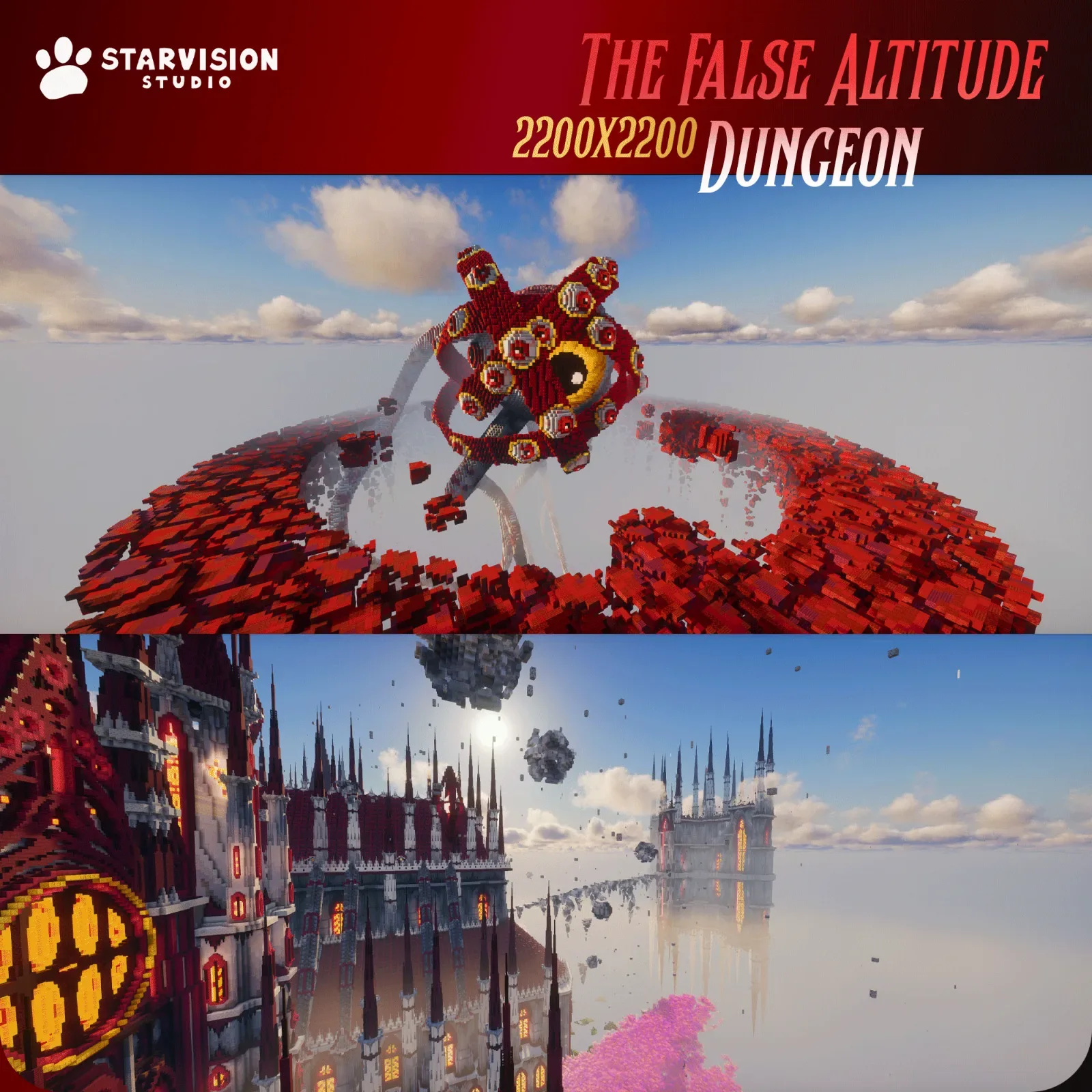 The False Altitude Dungeon (2200x2200) Game Asset preview
