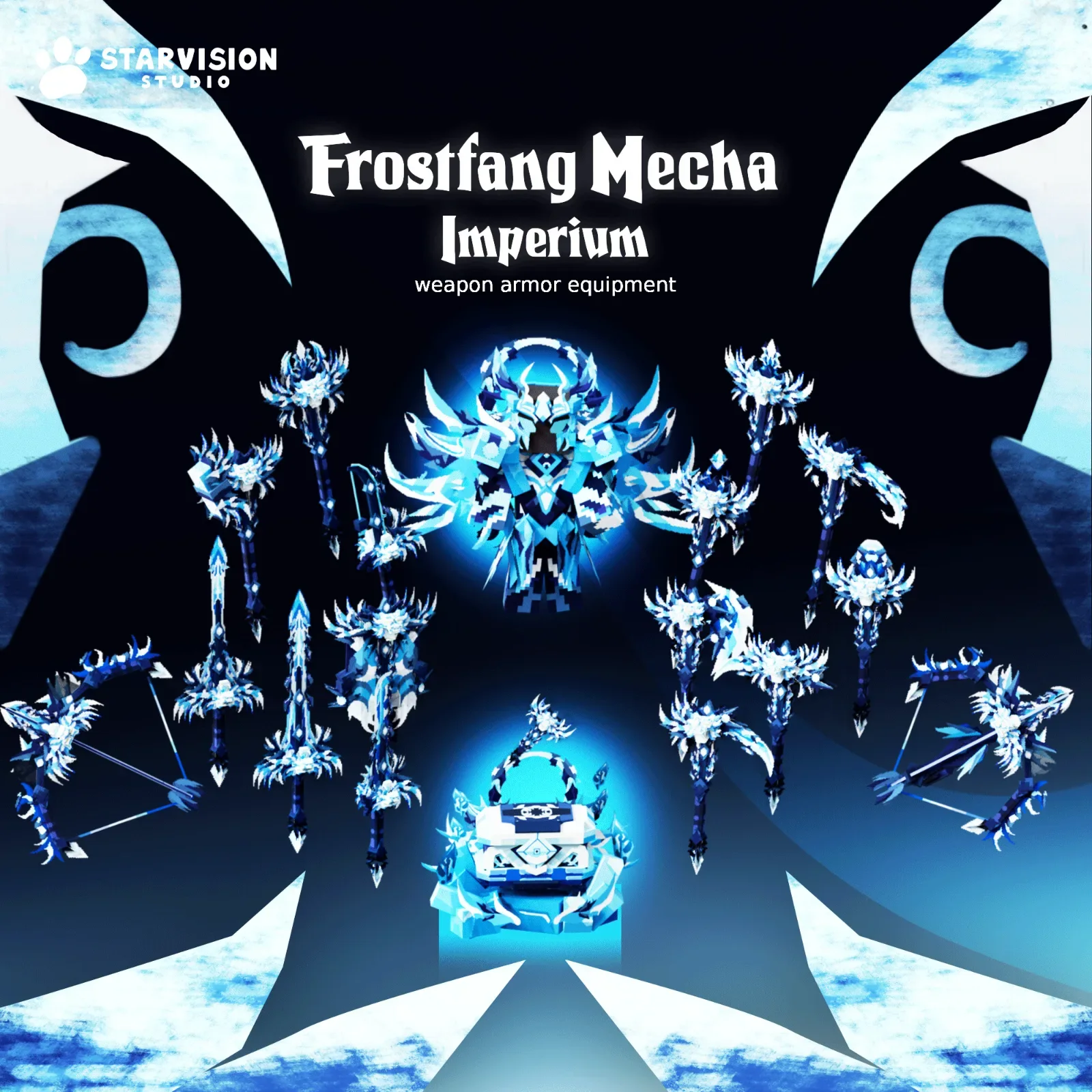 Frostfang Mecha Imperium Game Asset preview