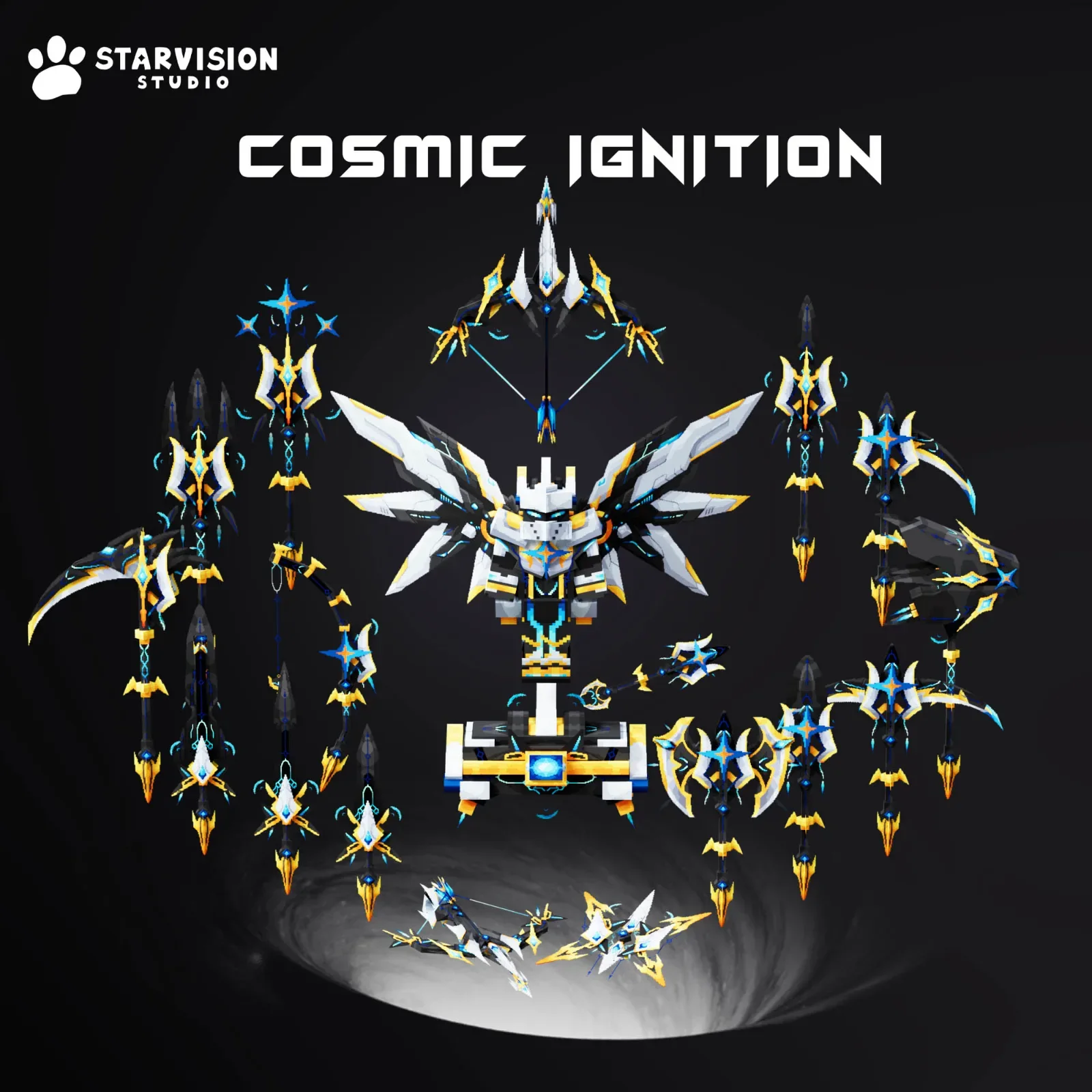 Cosmic Ignition Game Asset preview