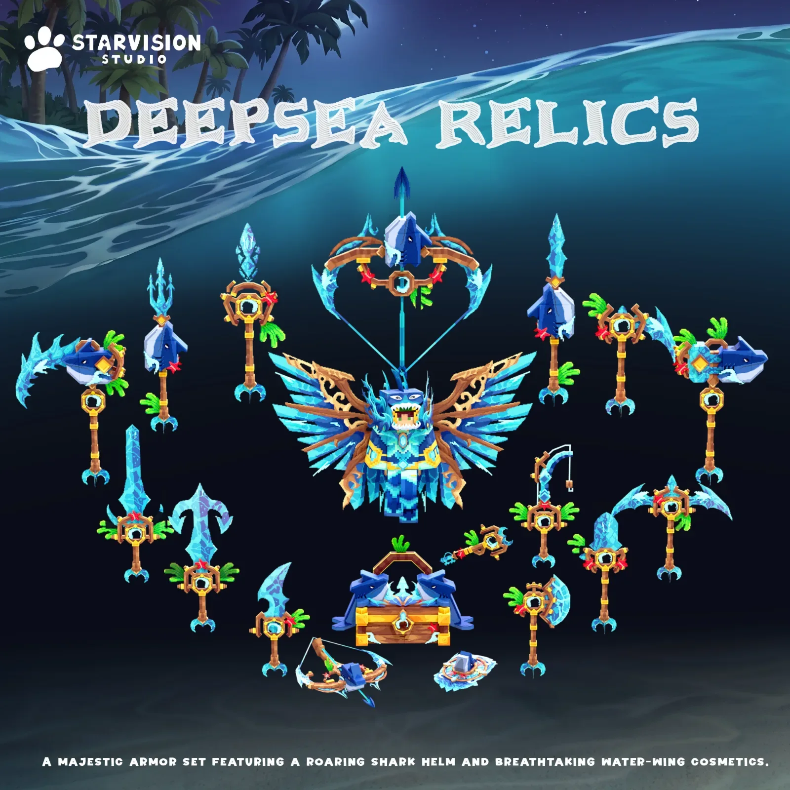 DeepSea Relics Game Asset preview