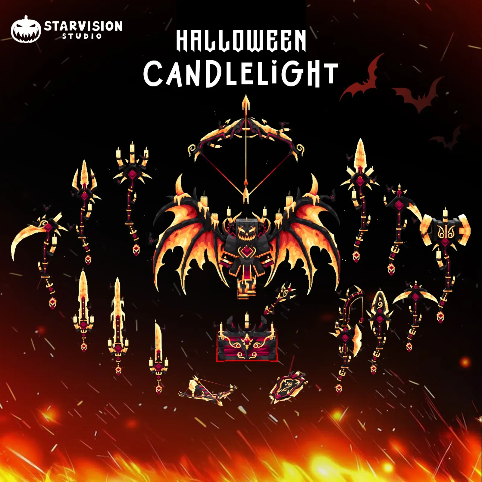 Halloween Candlelight Game Asset preview