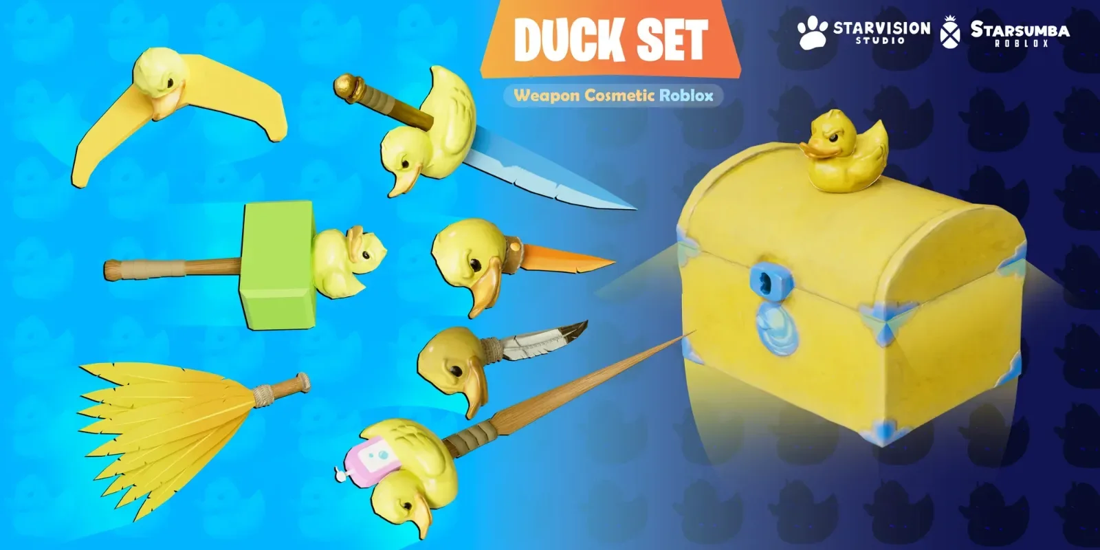 Duck Set Game Asset preview