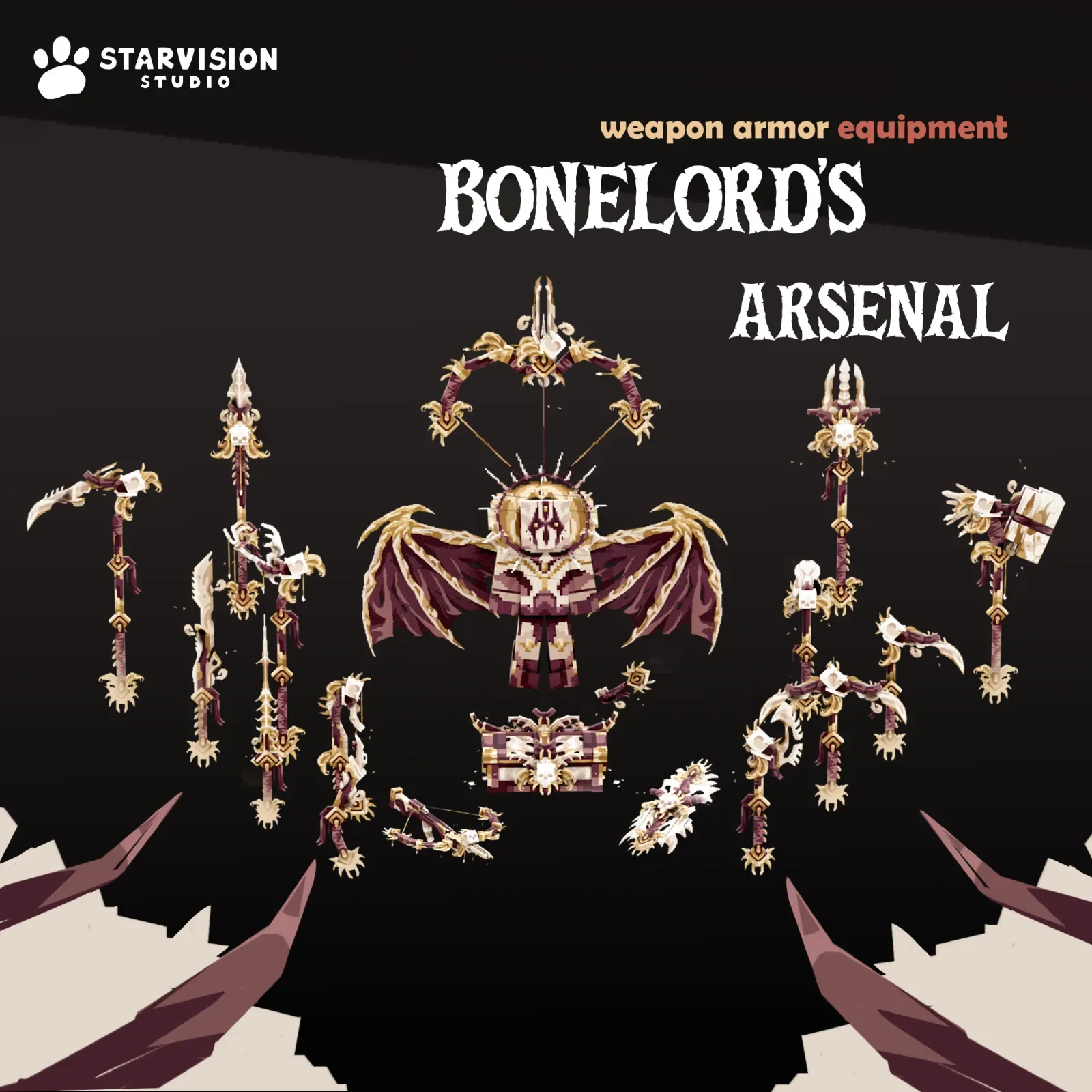 Bonelord s Arsenal Game Asset preview