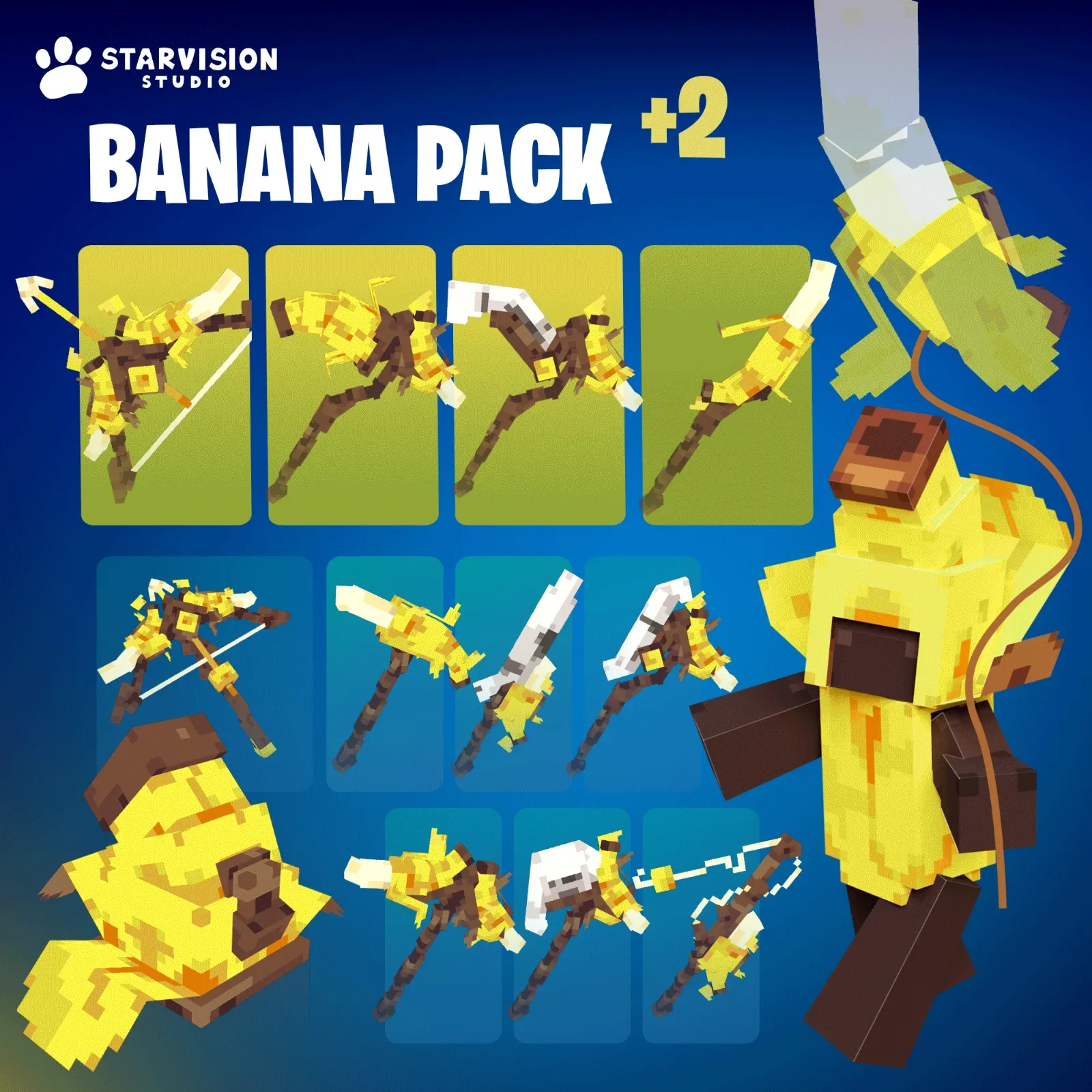 Banana Pack Game Asset preview